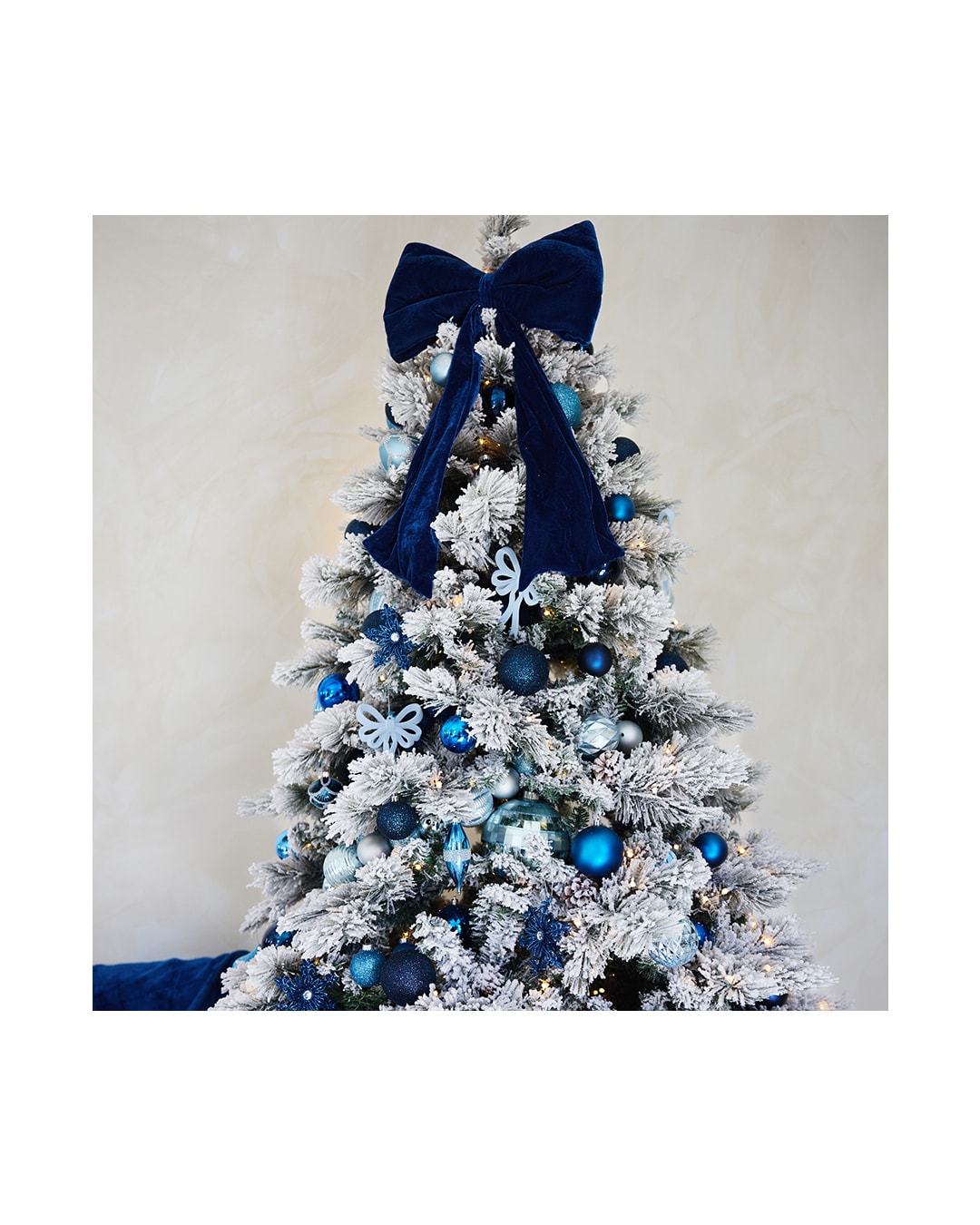 Blue Noël Christmas set in Studio A at Relic15 Studio