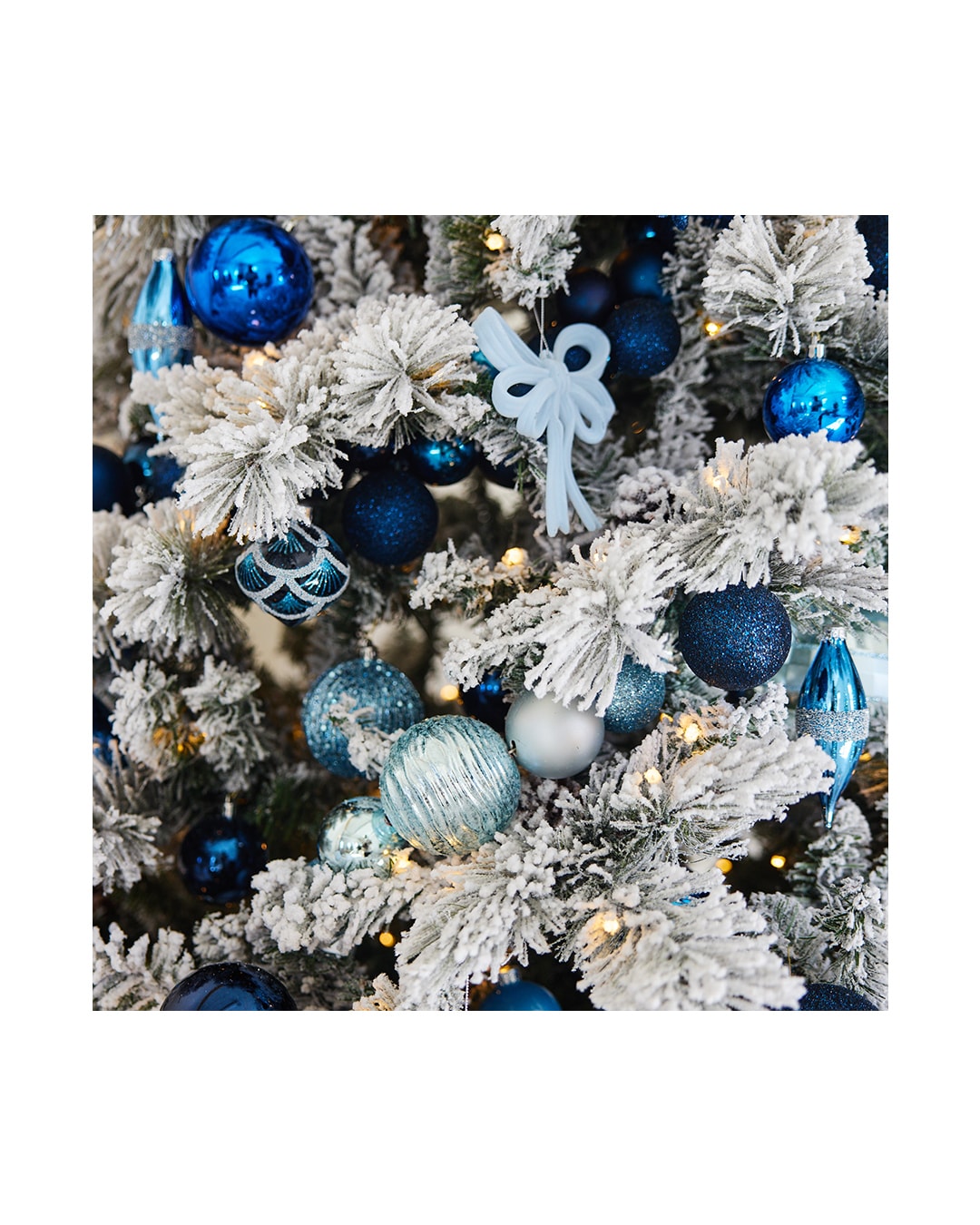Blue Noël Christmas set in Studio A at Relic15 Studio